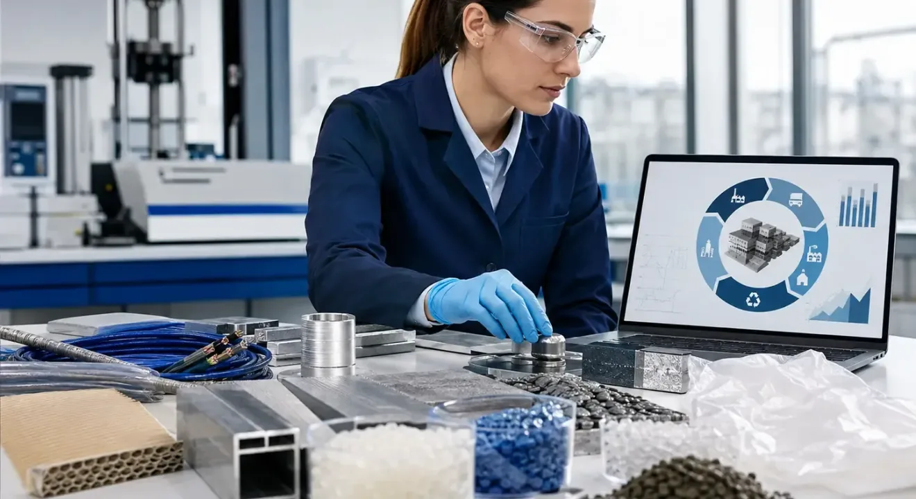Evidence review in a laboratory
